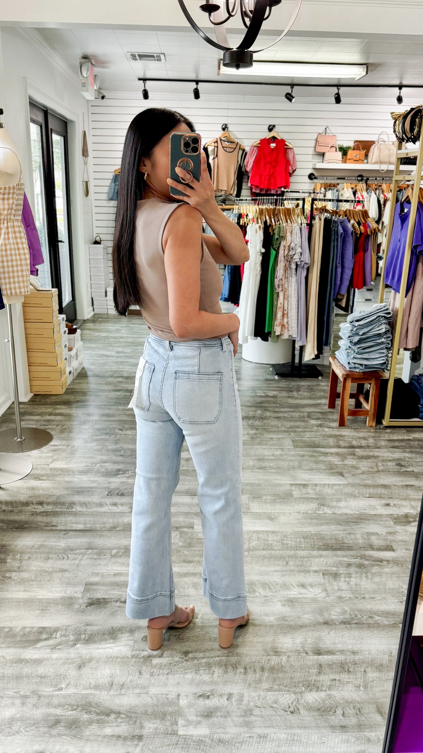 Evelyn Slim Wide Denim