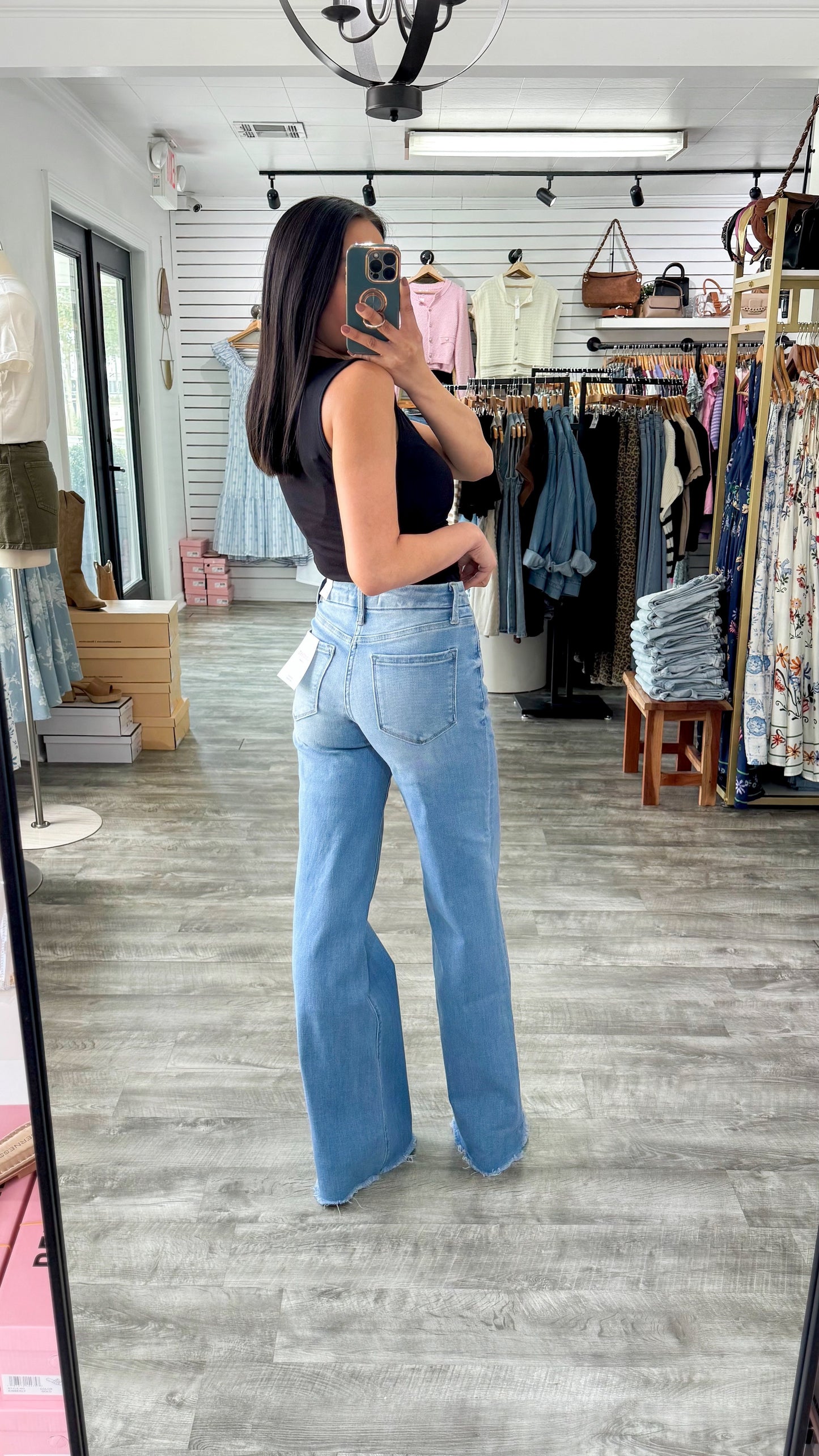 Toll Free Wide Full Length Denim