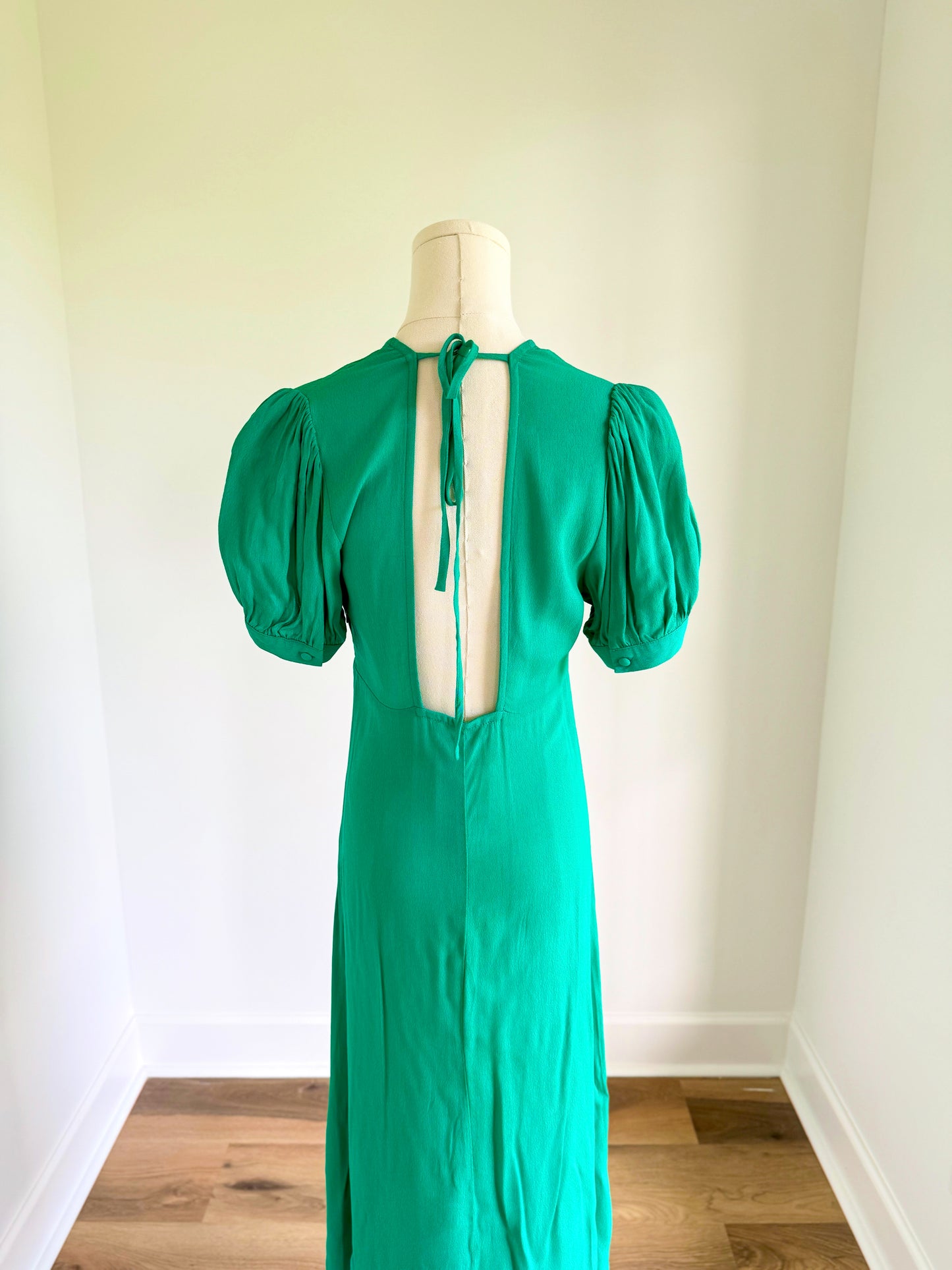 Lucilee Midi Dress- Emerald