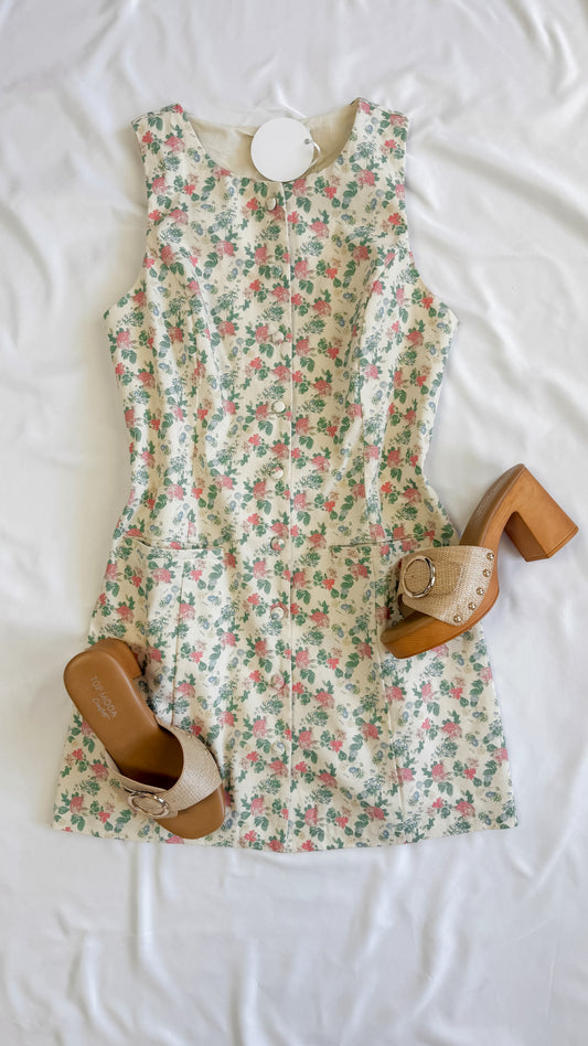 Keeley Button Dress