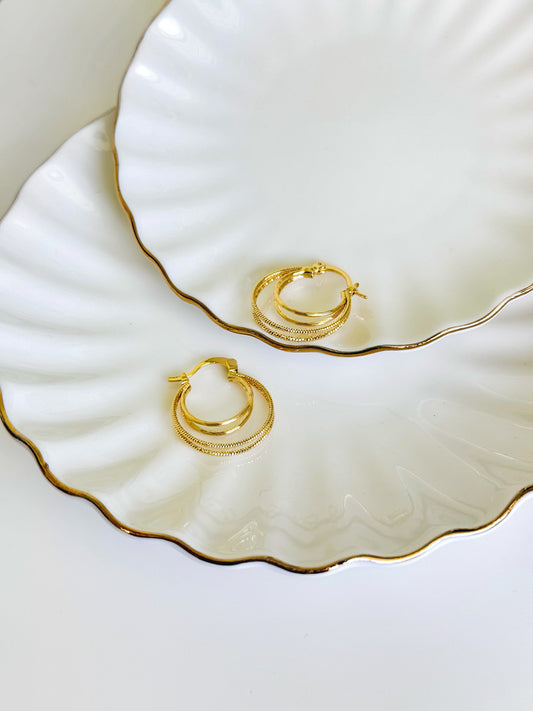 Pincatch Layered Hoop Earrings