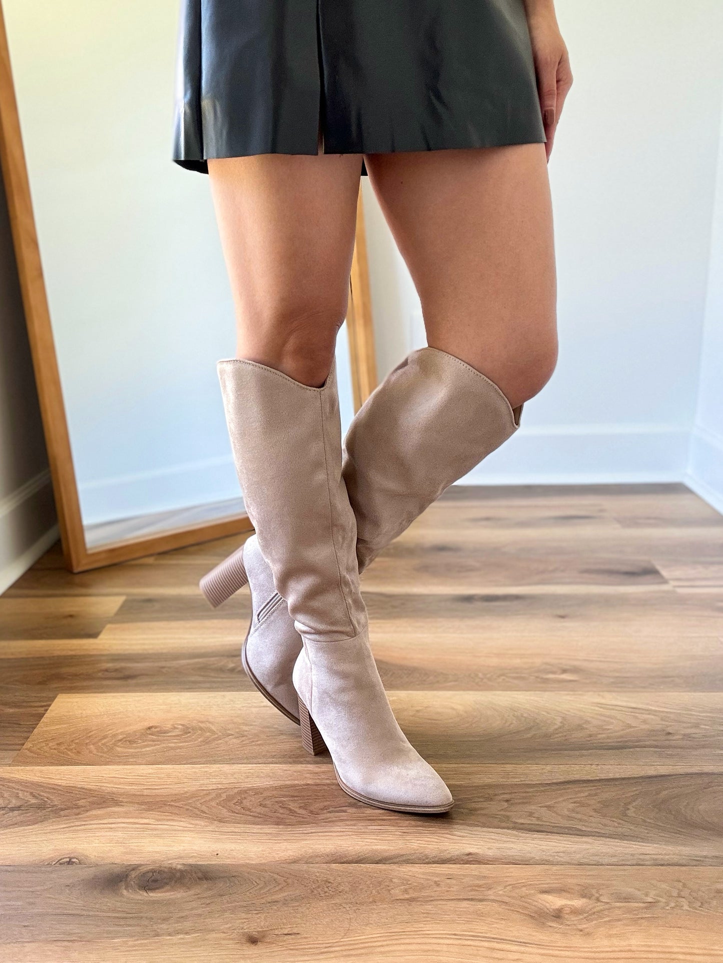 Clay Knee High Boots