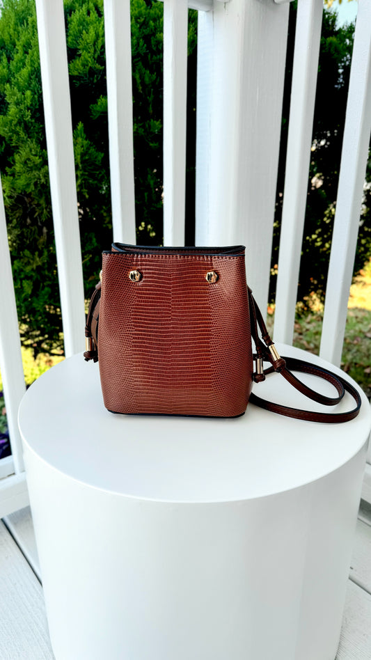 Raine Textured Bucket Bag
