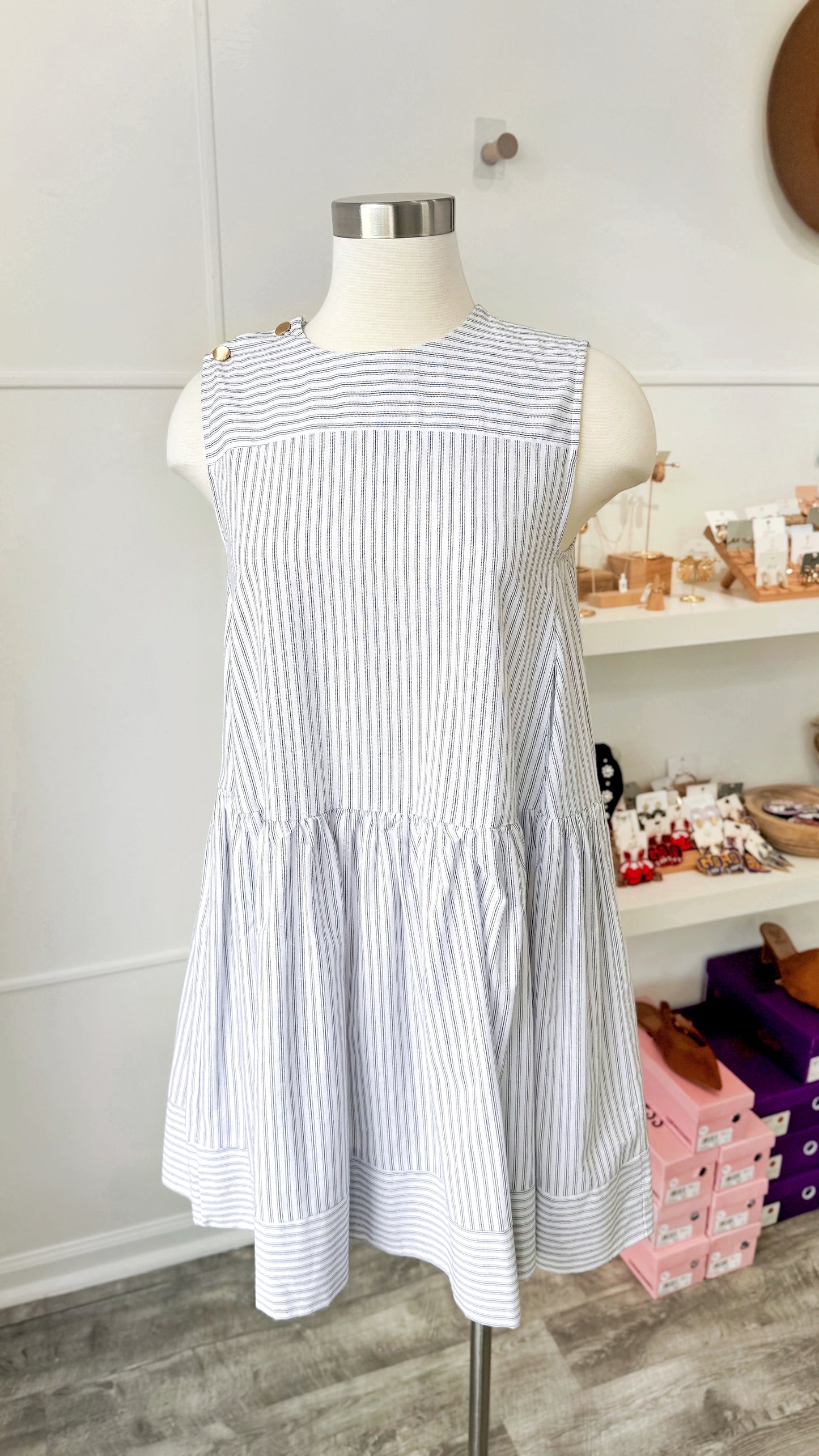On Cloud Ten Striped Dress
