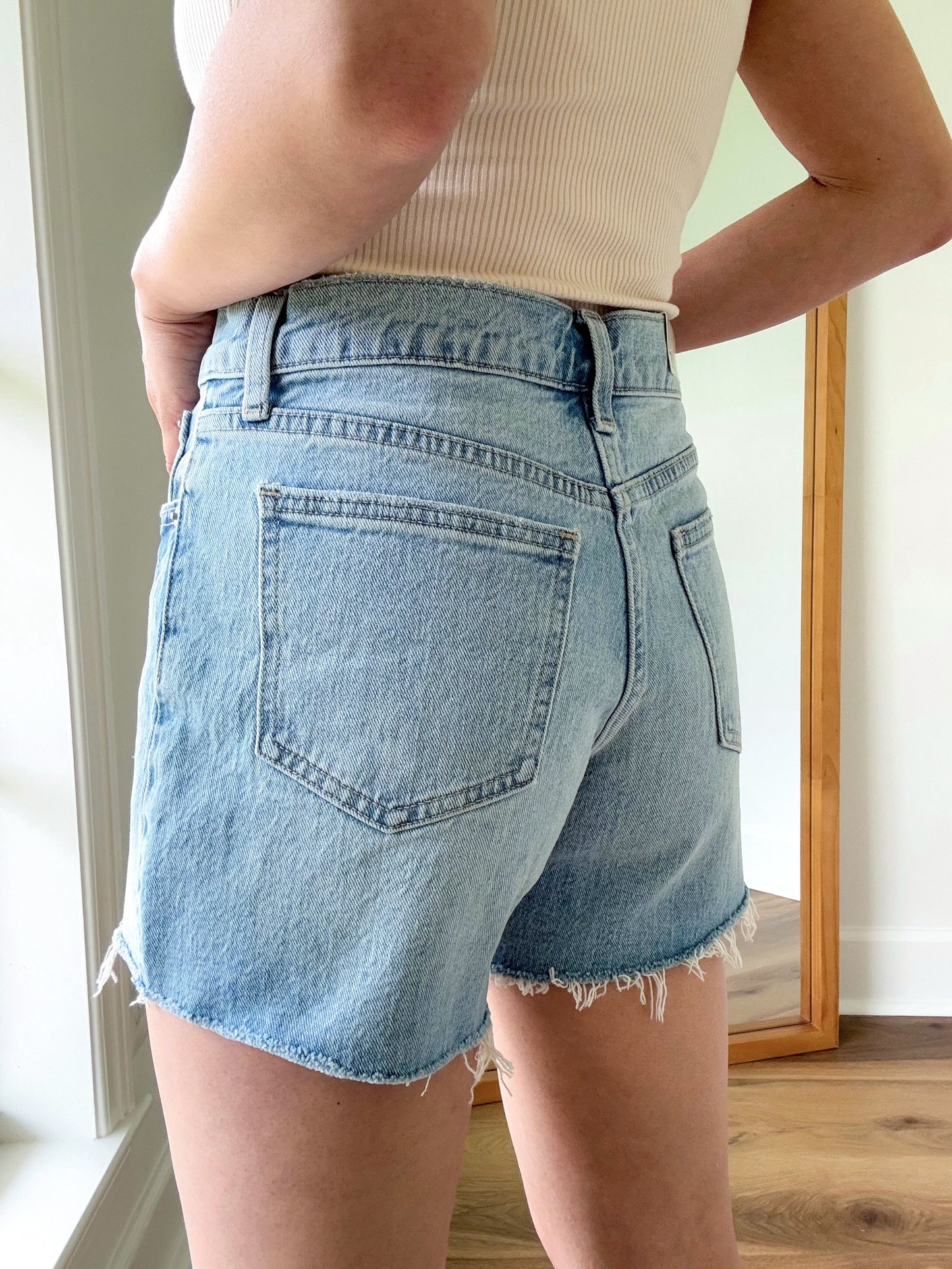 Longer Length Stretch Shorts