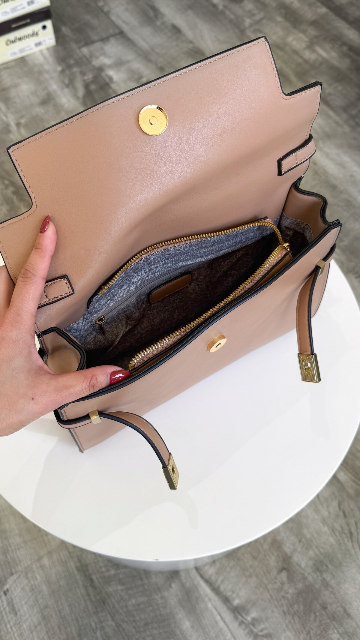 Belt Lock Shoulder Bag