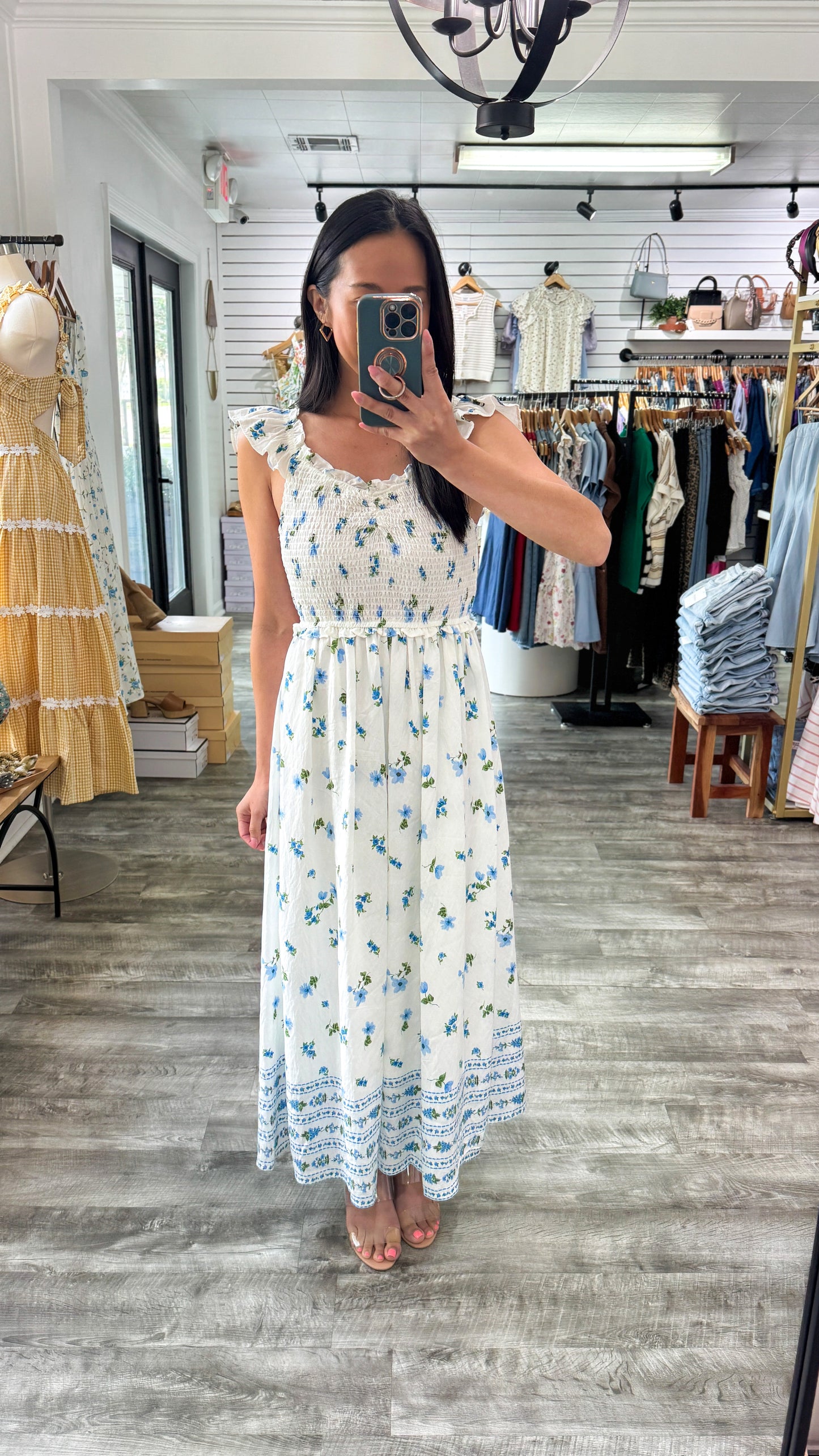 Hilda Floral Midi Dress