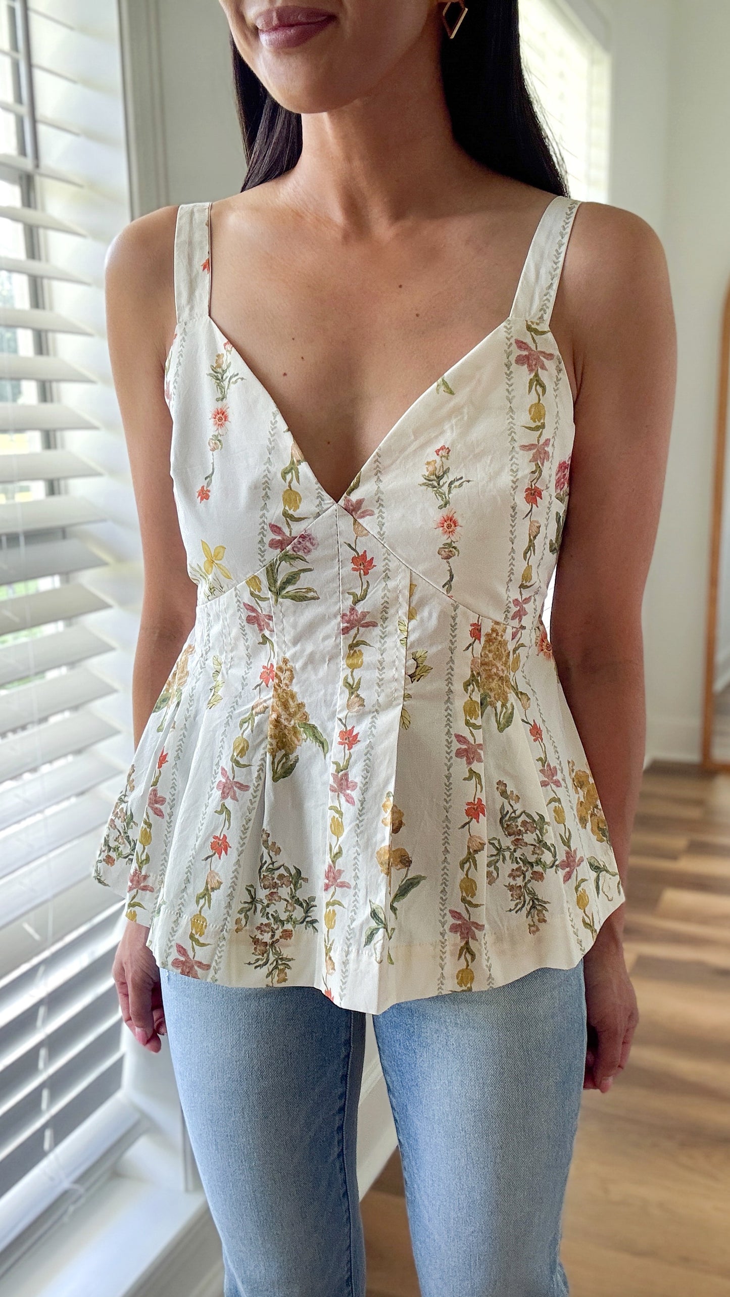 Botanical Dreams Peplum Top