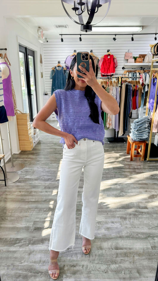 Iris Bloom Sweater Top