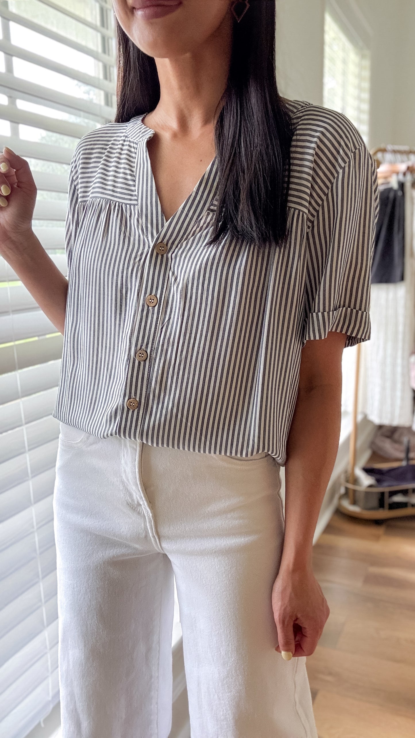 Kathleen Button Down Blouse