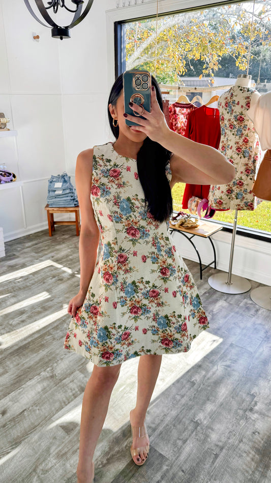 Tapestry Jacquard Dress