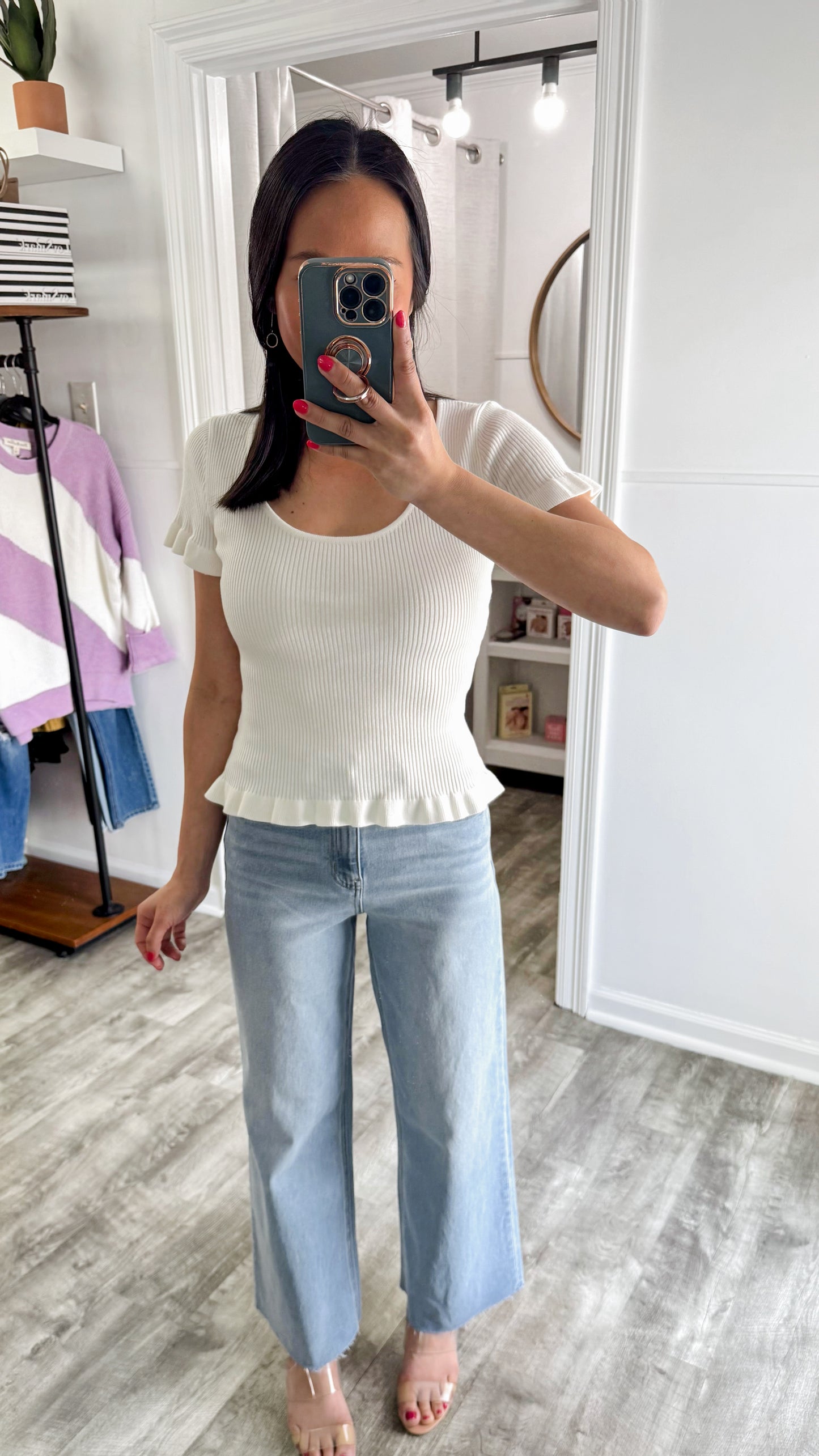 Basic Lettuce Hem Top