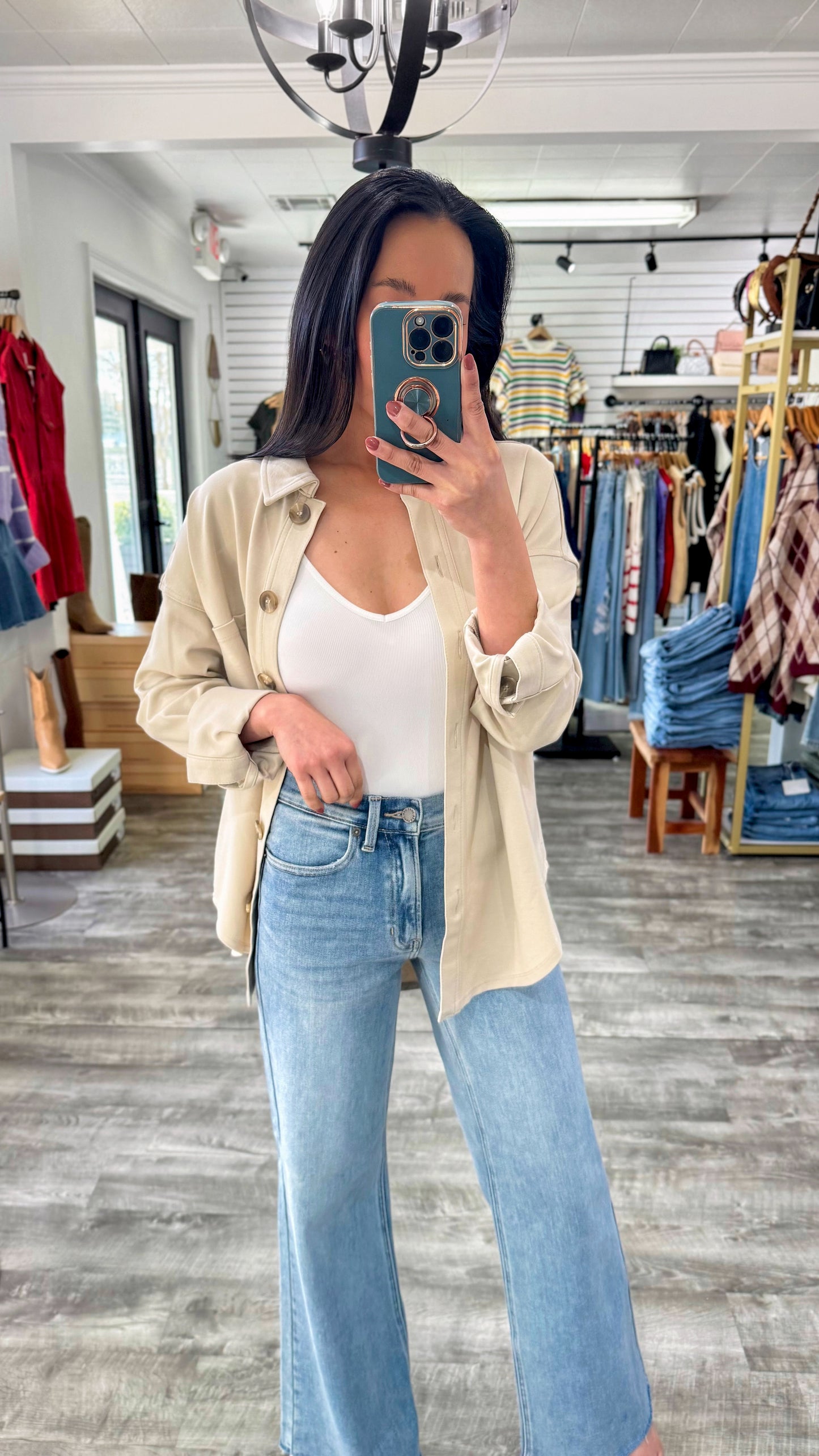 Cream Shacket