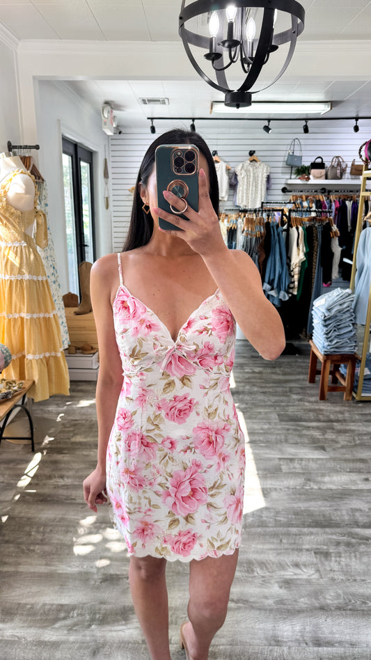 Shay Eyelet Mini Dress