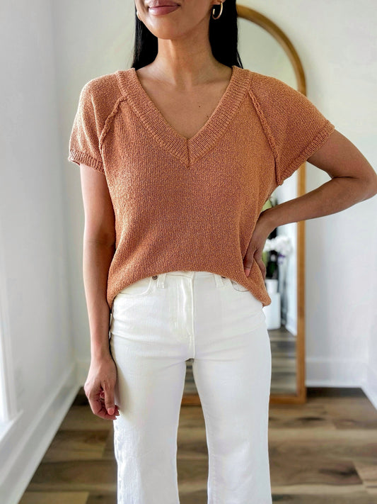 Marlowe Knit Top-Sienna