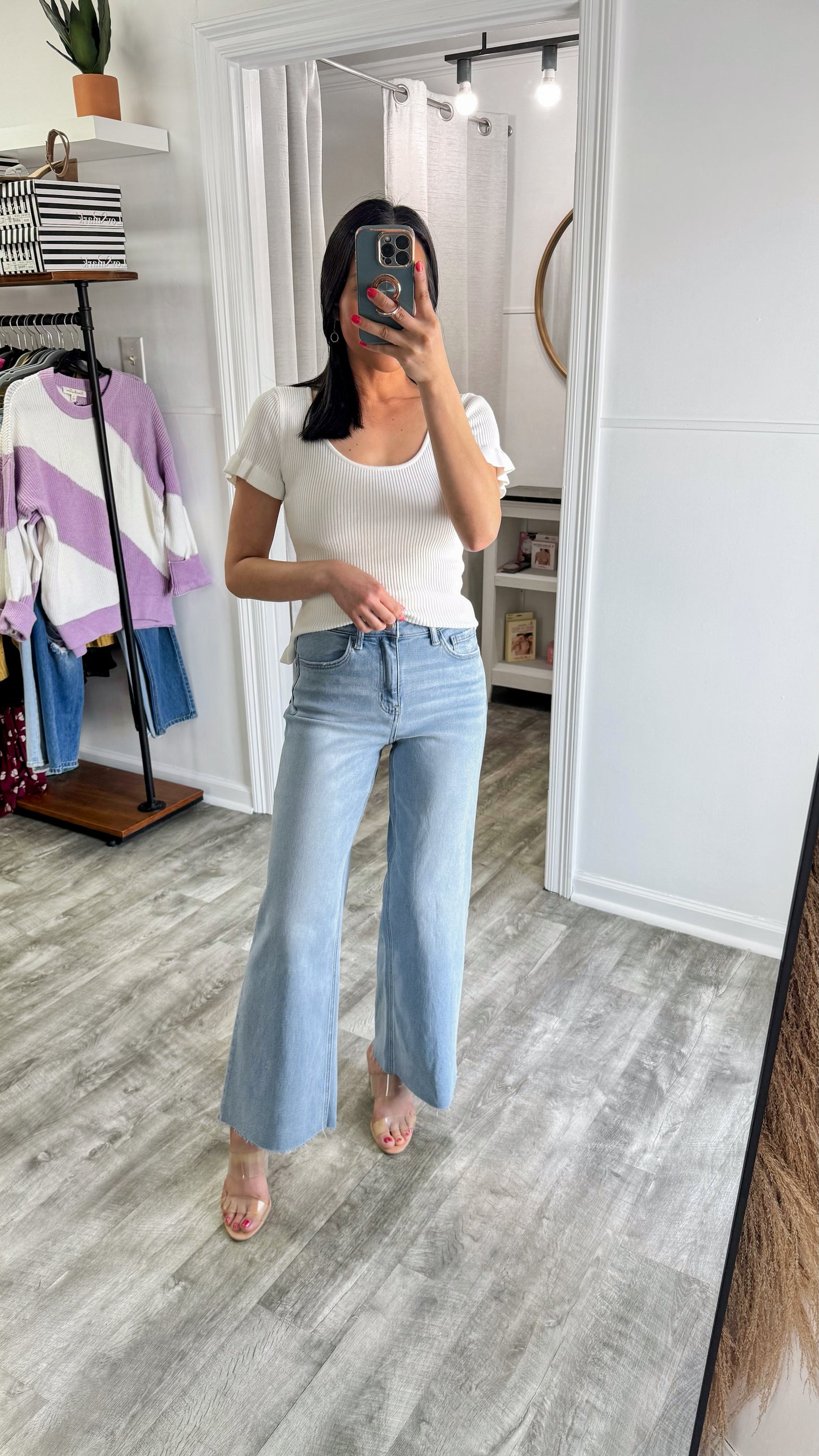 Annie Ankle Wide Denim