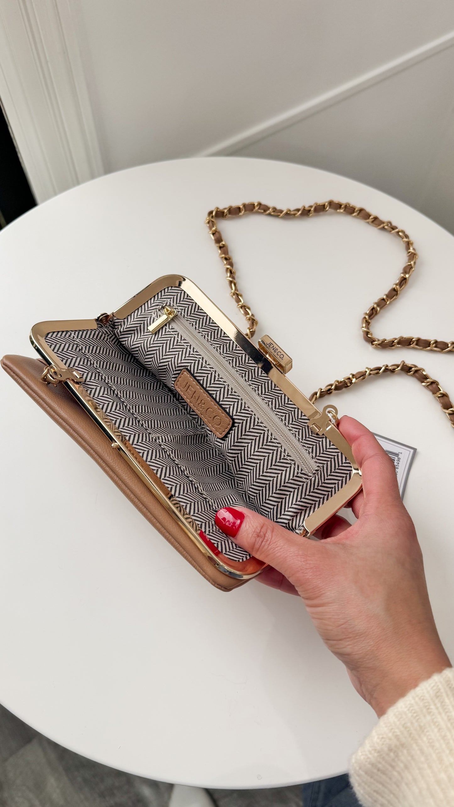 Sue Wallet Pouch - Almond