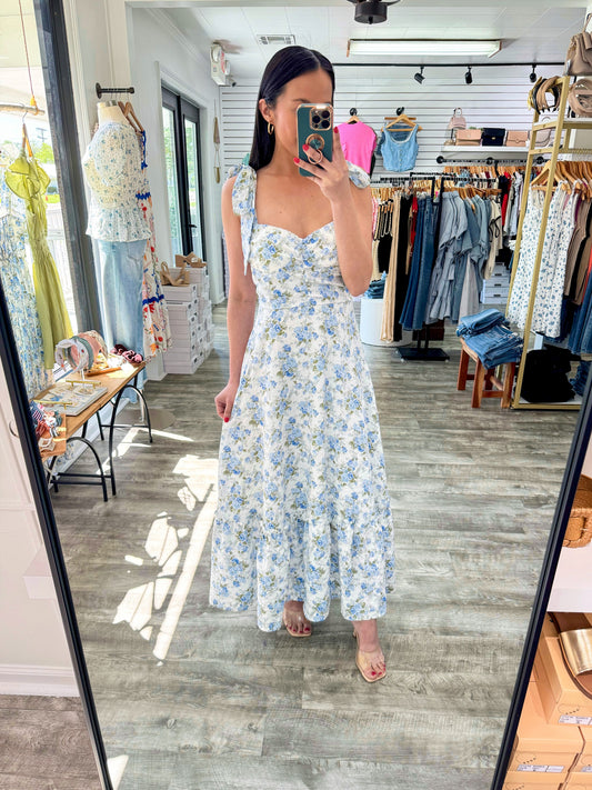 Lana Tie Strap Maxi Dress