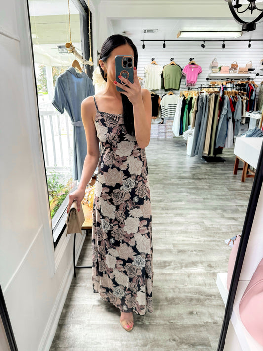 When Night Falls Midi Dress
