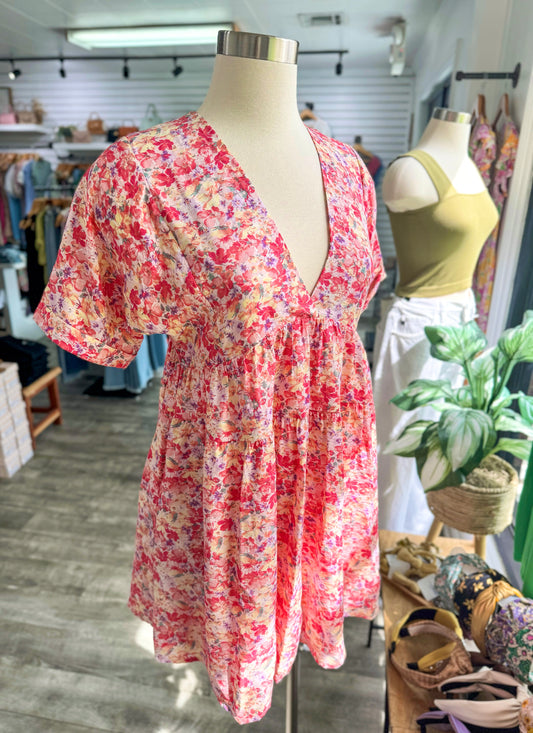 Coral Fling Dress