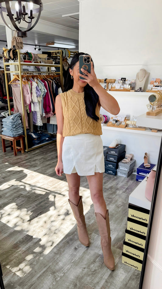 Going For The Gold Sweater Vest