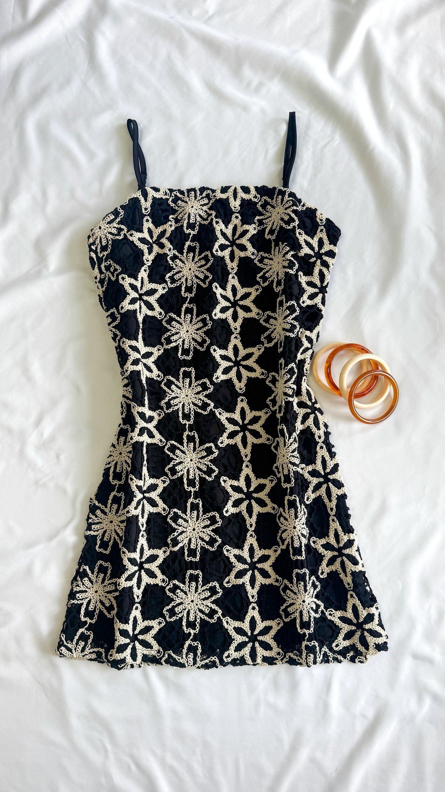 Abstract Crochet Dress