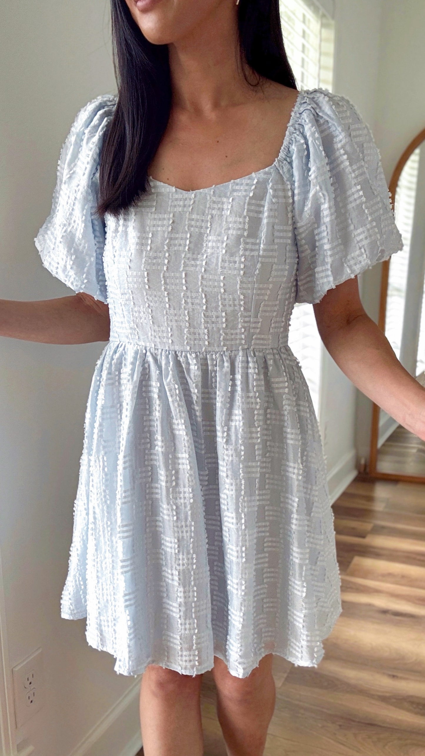 Textured Sky Dress