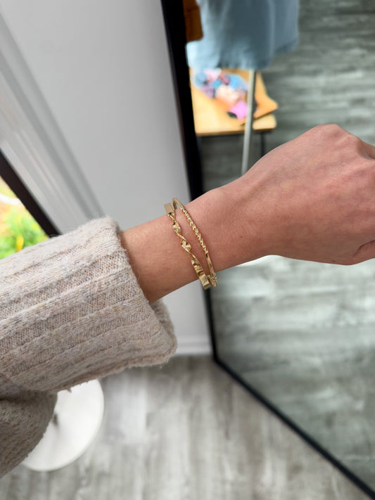 Twisted Layer Cuff Bracelet