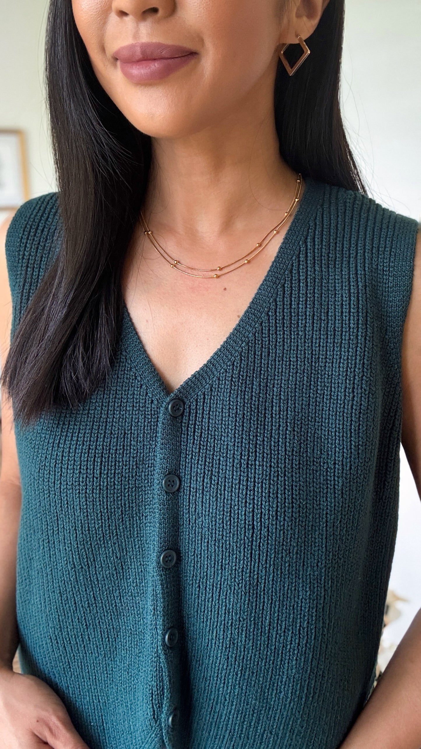 Layered Ball Station Necklace