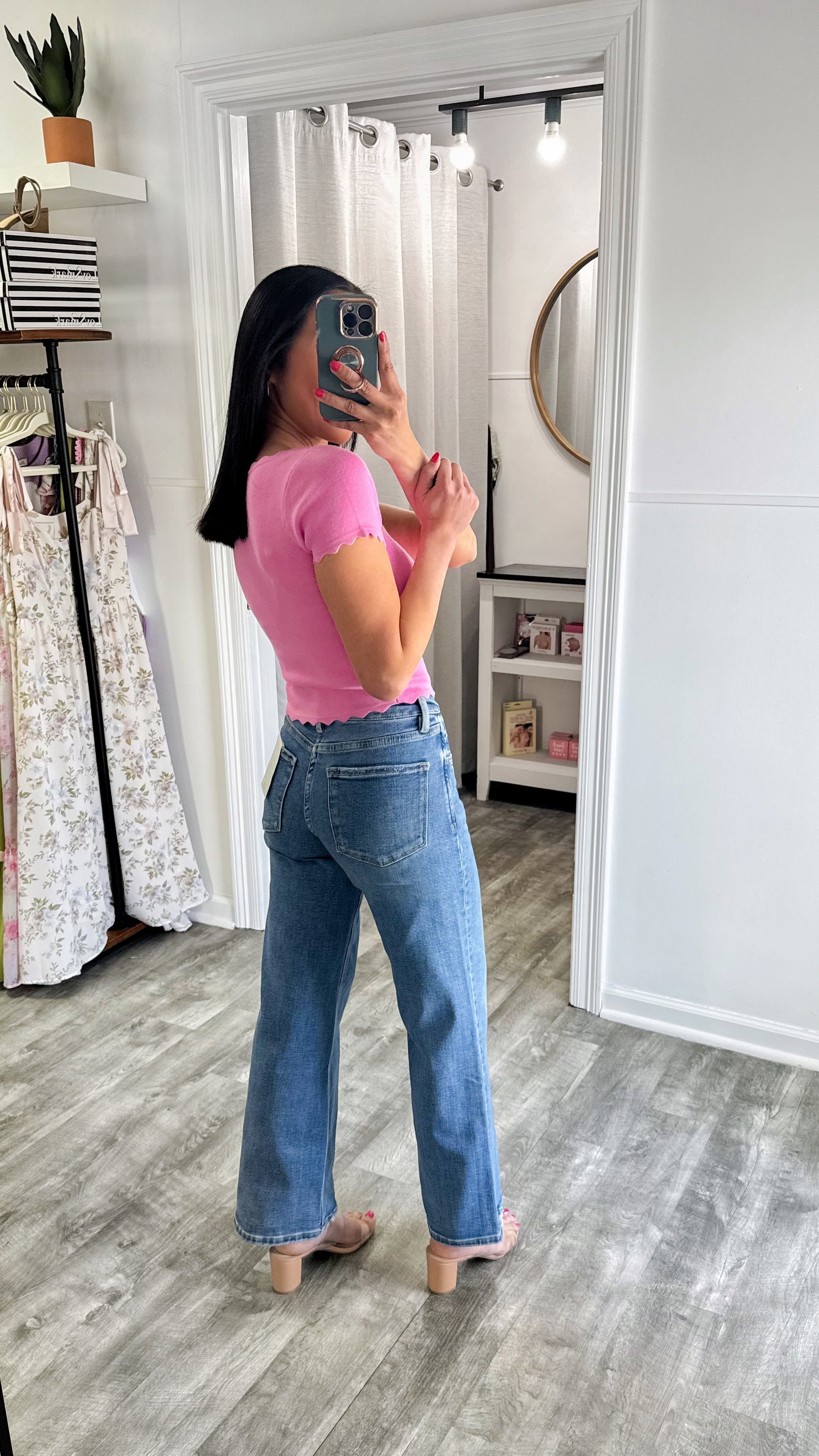 Mickie Ankle Wide Denim