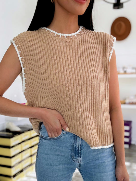 Simple Lines Knit Top