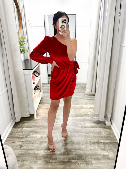 Aubrey Velvet Dress