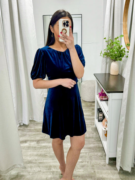 Midnight Velvet Dress