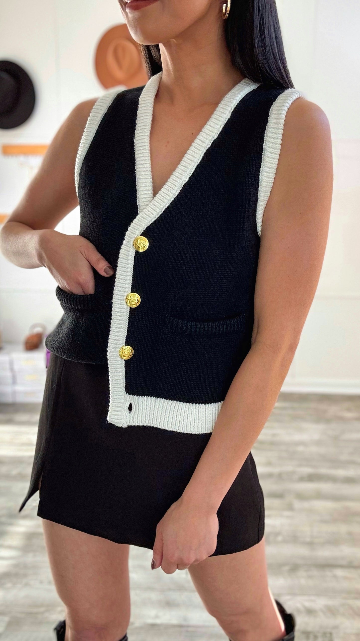 Standing On Business Knit Vest