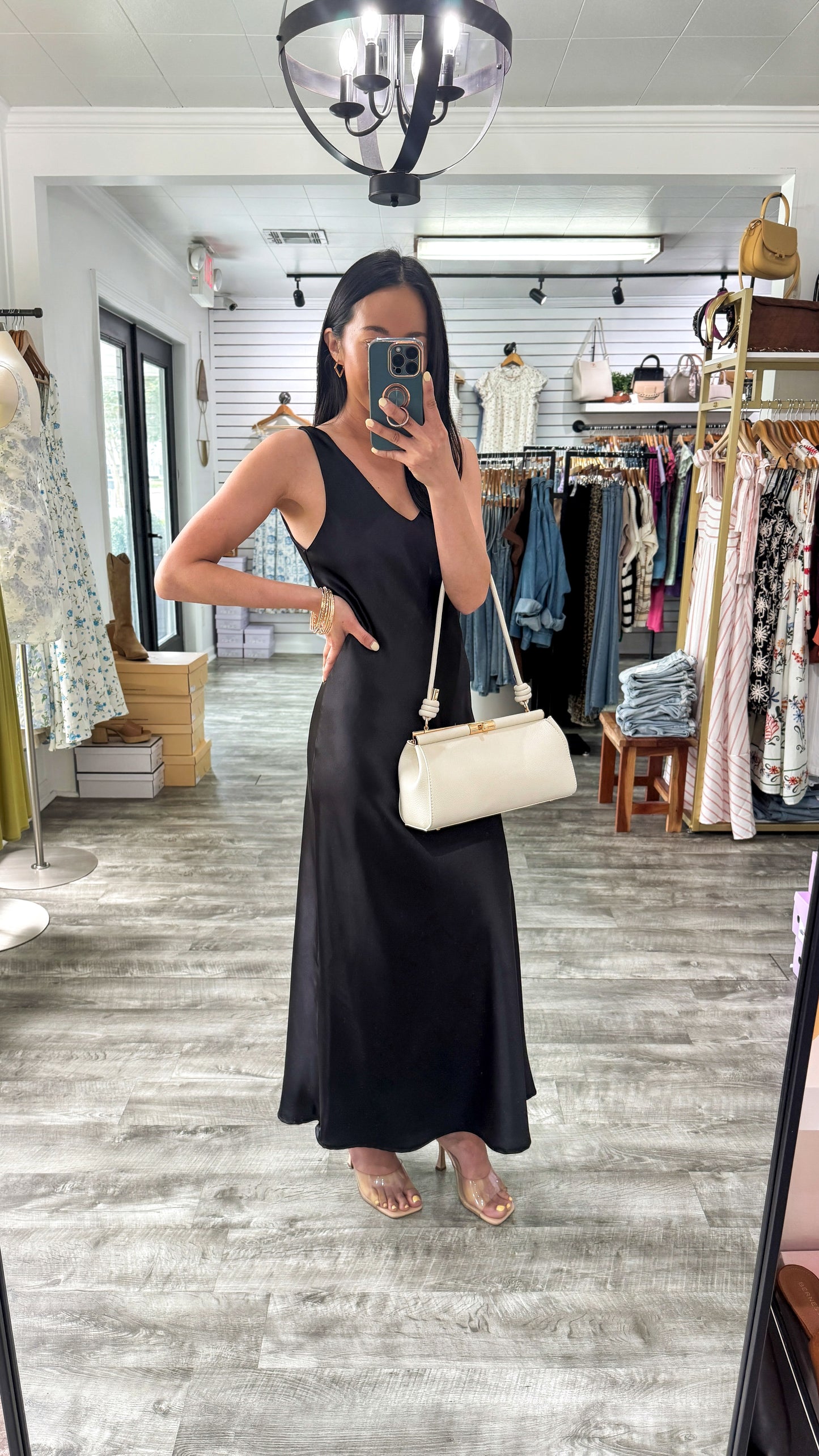 V Slip Dress