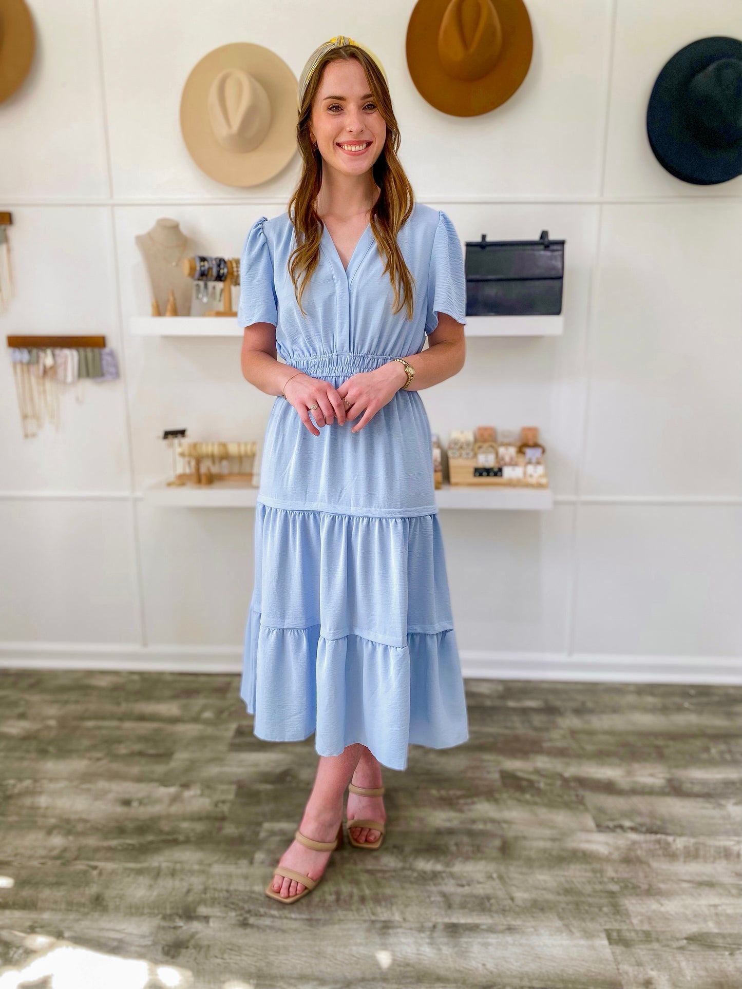 Short Sleeve Maxi Dress