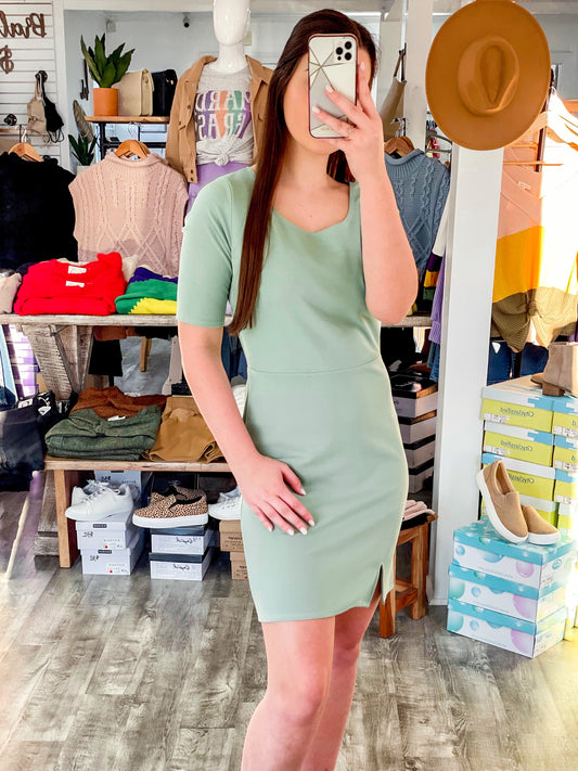 Spring Forward Short Sleeve Dress