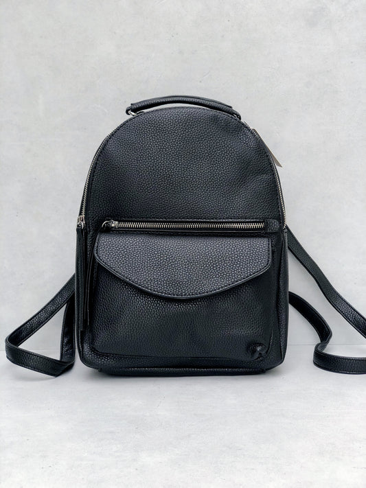 Black Backpack Purse