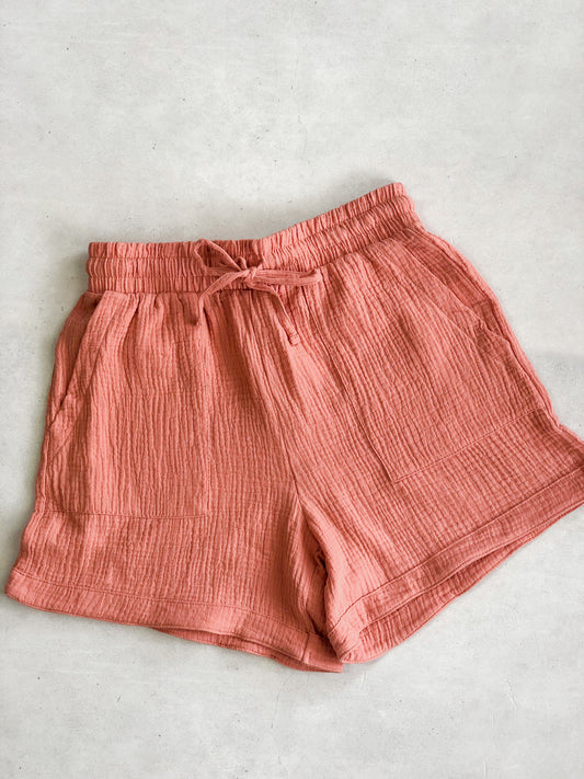 Gauze Rose Dawn Shorts