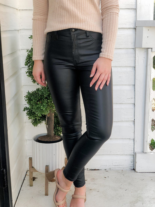 Faux Leather Pants