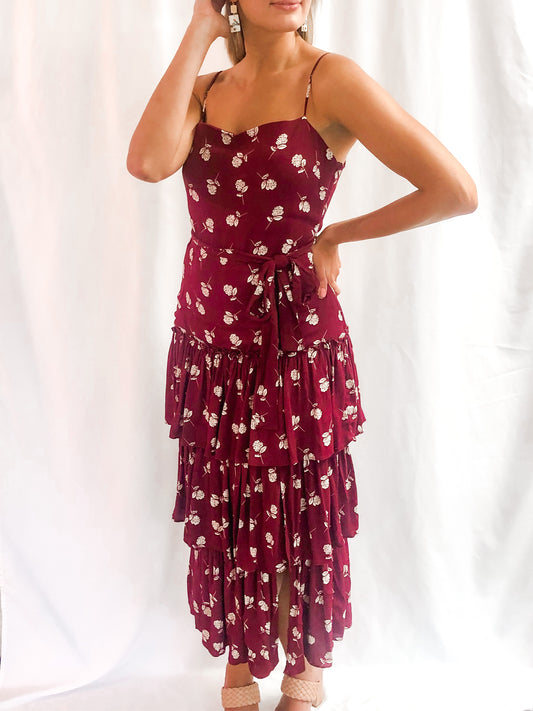 Pass The Wine Midi Dress
