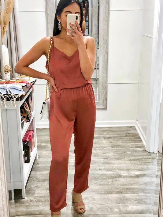 Satin Nights Jumpsuit