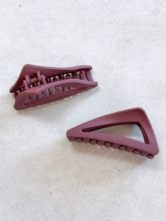 Matte Triangle Hair Clip