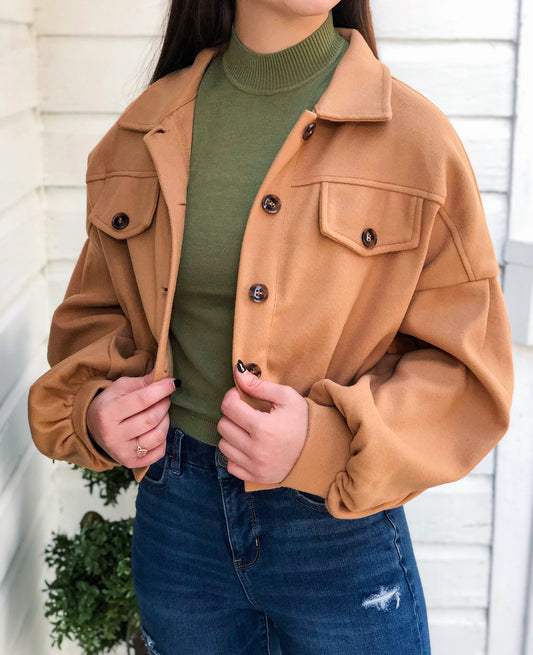 Traveling In Style Cropped Jacket