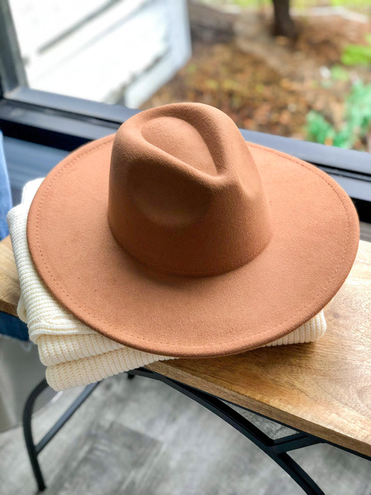 Brown Fedora Hat