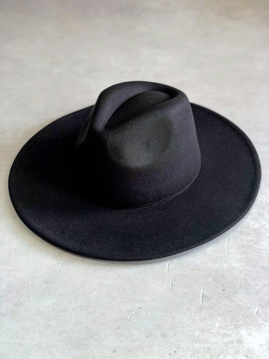 Black Fedora Hat